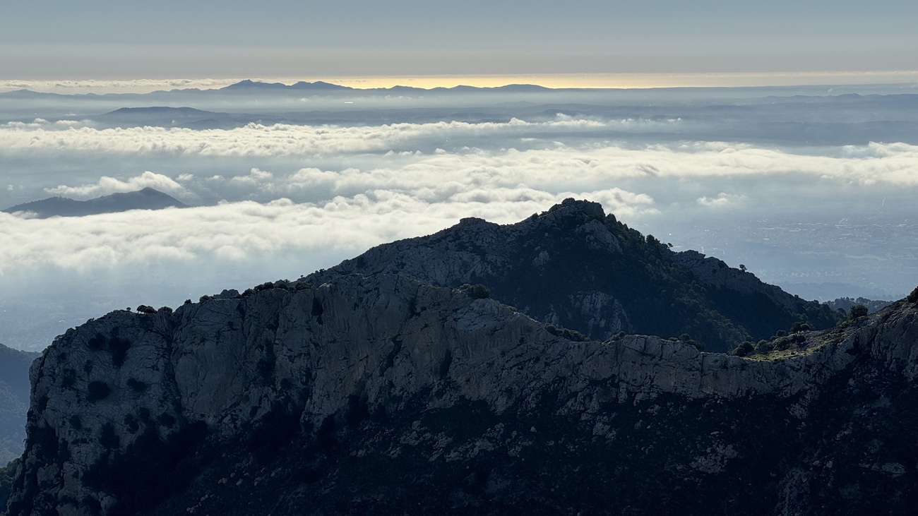 View from Puig de Masanella, Mallorca, Spain.